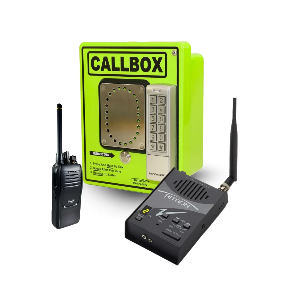 Ritron Gateguard Callbox Package (VHF “License Free” w/ Entry Keypad) | RIT-RGGS-127M-HD-KP