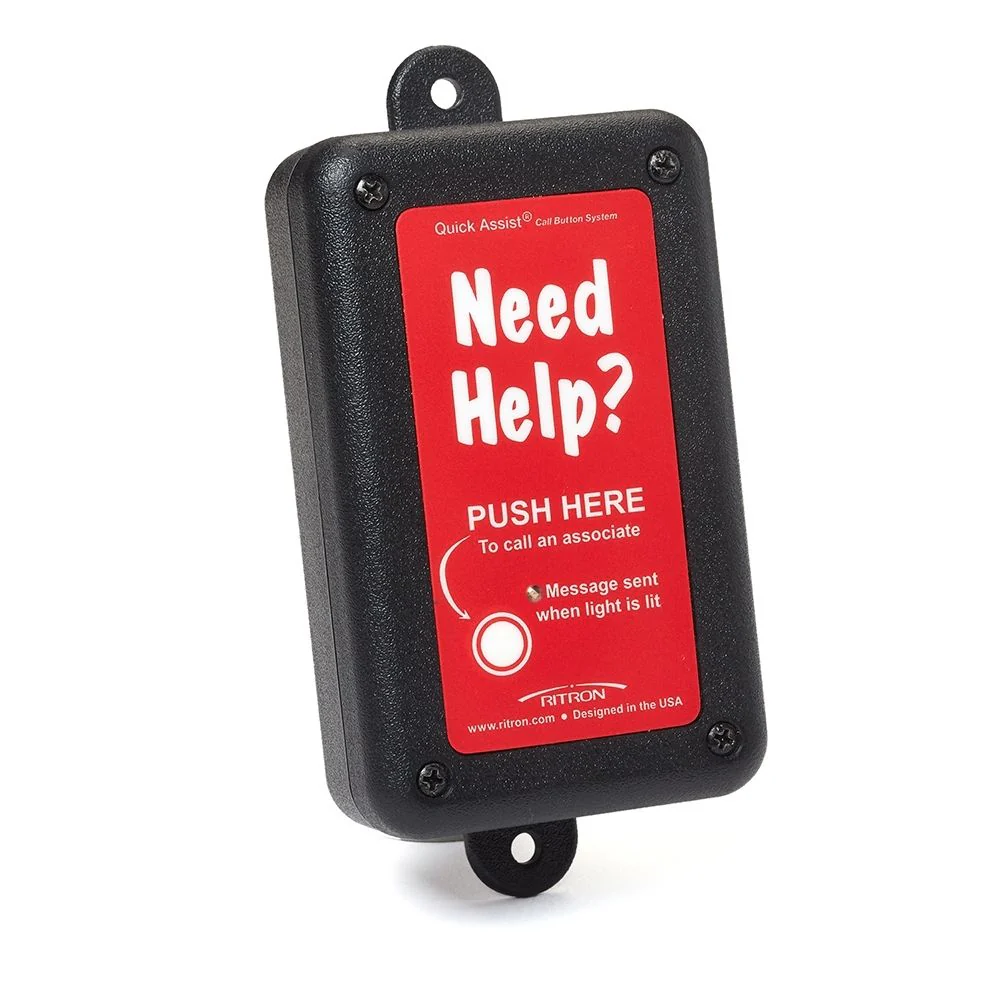 Ritron Wireless Call Button Transmitter | RIT-RQA-1B - Image 2