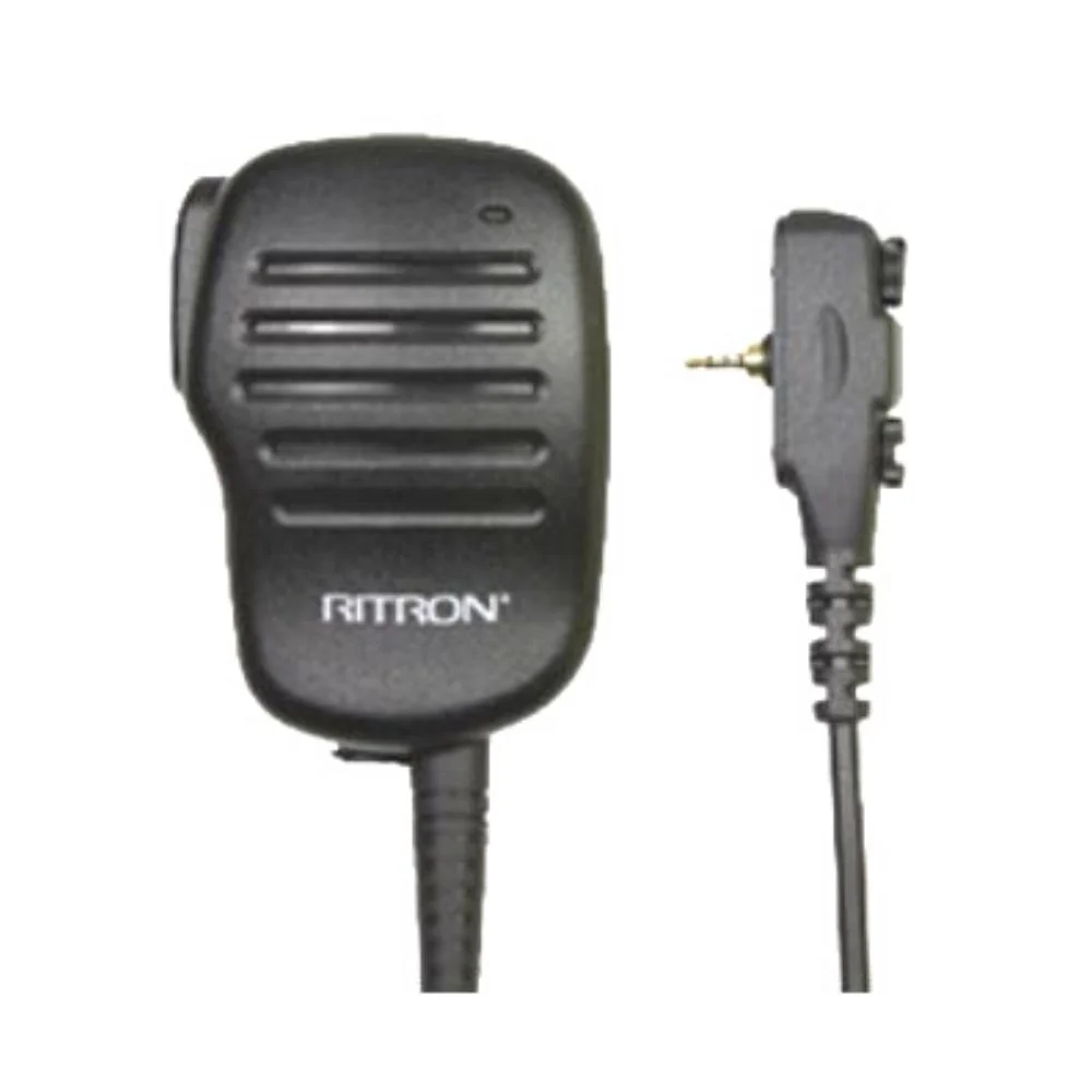Ritron Remote Speaker Microphone w/ Spring-action Clip for PT Series | RIT-RSM-6X