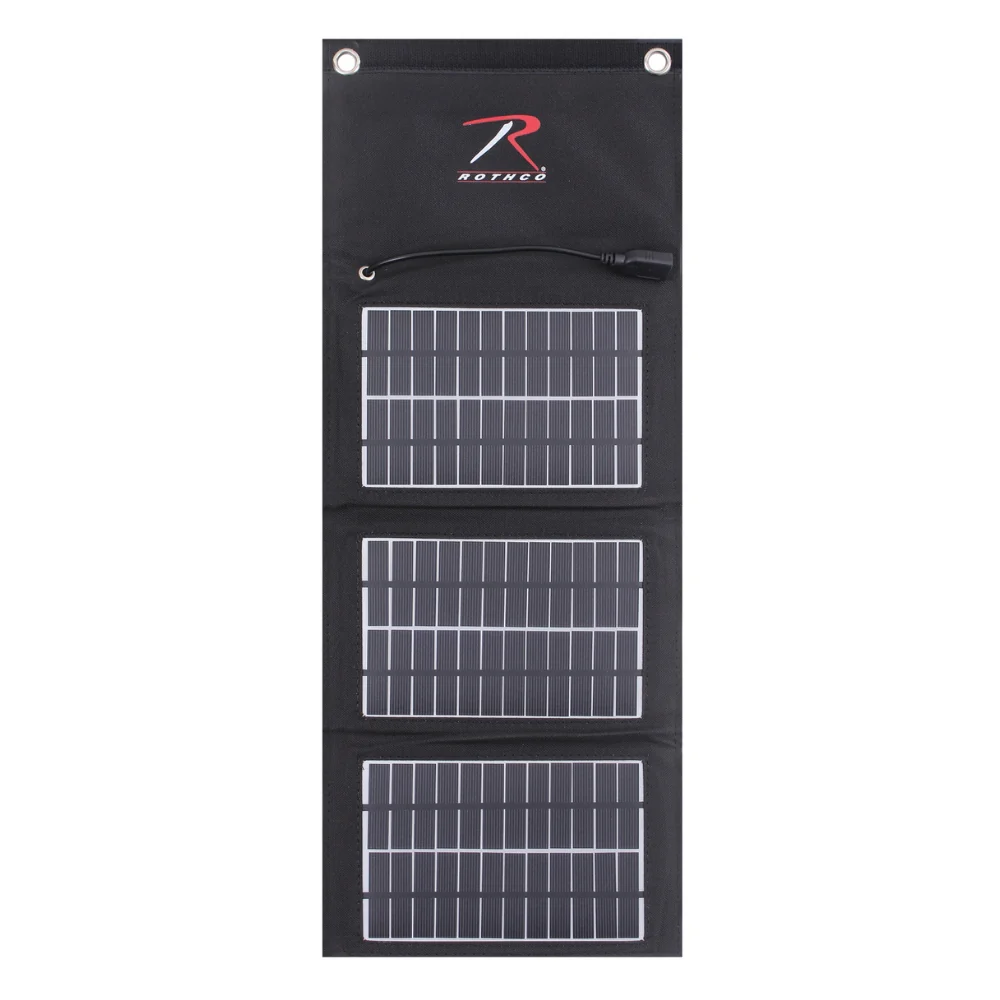 Rothco MOLLE Solar Panel With Power Bank | RCO-613902021174