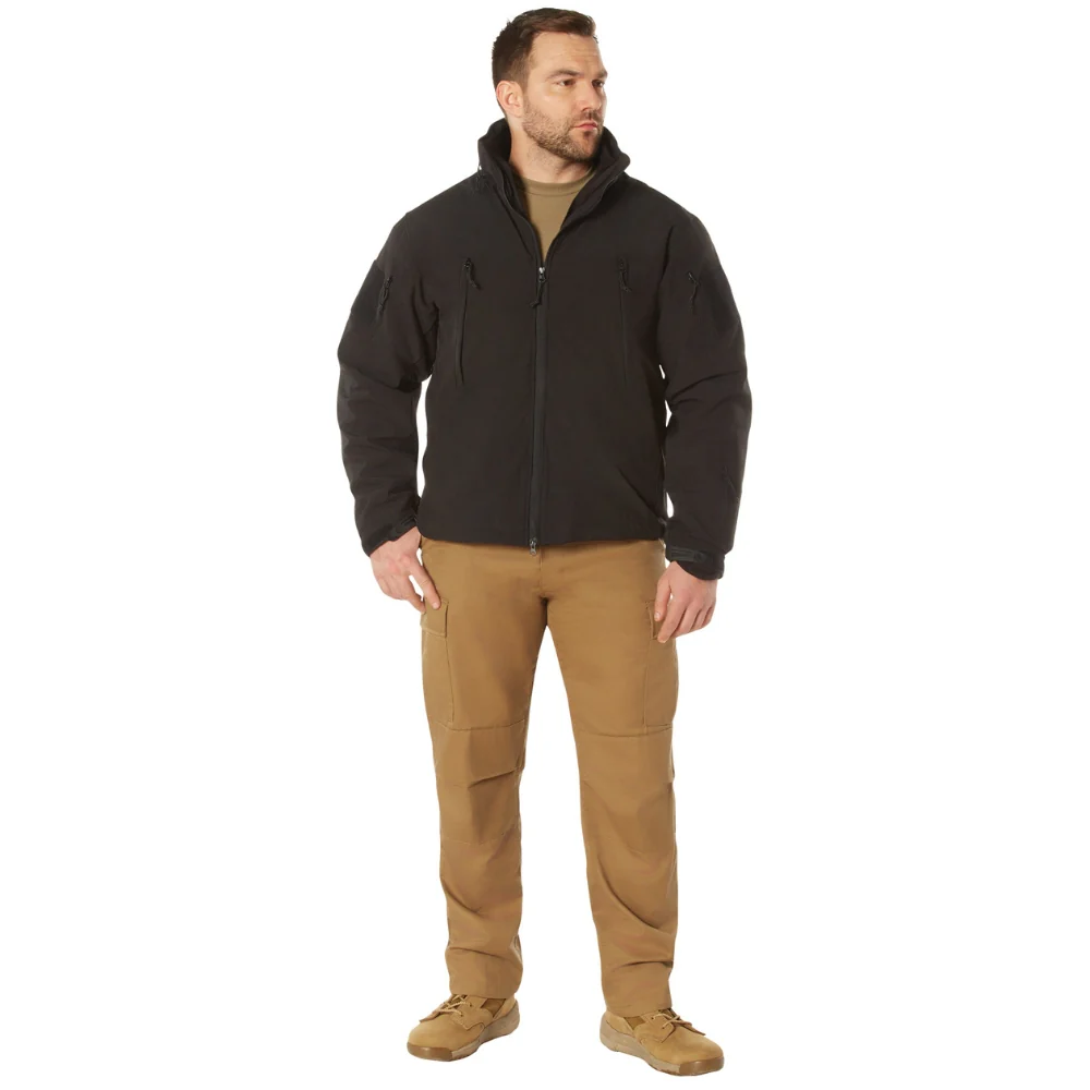 Rothco 3-in-1 Spec Ops Soft Shell Jacket (Black) - Image 7