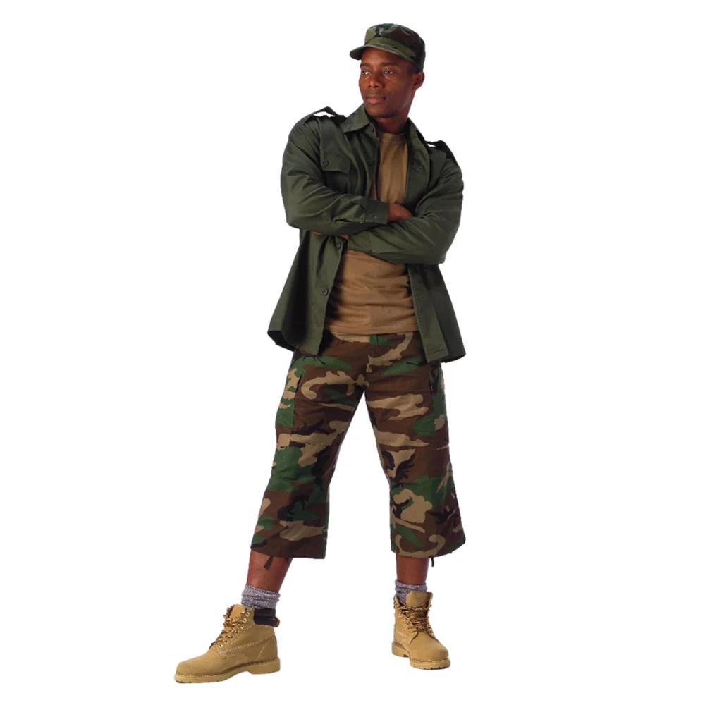 Rothco 6-Pocket BDU 3/4 Pants (Woodland Camo)