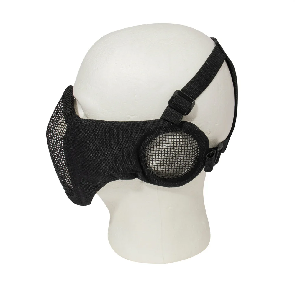 Rothco Steel Half Face Mask With Ear Guard - Black | RCO-613902004559 - Image 6