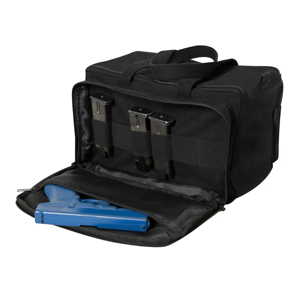 Rothco Canvas Tactical Shooting Range Bag - Black | RCO-613902035096 - Image 2