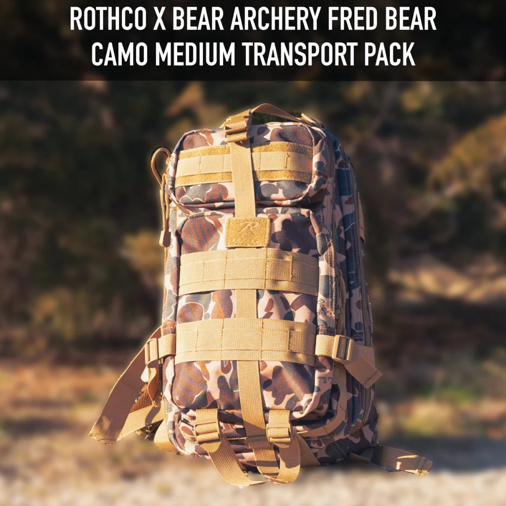Rothco X Bear Archery Fred Bear Camo Medium Transport Pack | RCO-613902036123 - Image 6