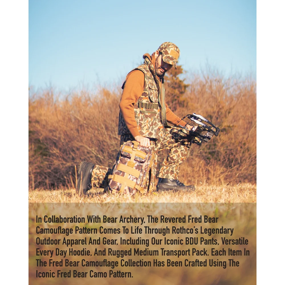 Rothco X Bear Archery Fred Bear Camo Medium Transport Pack | RCO-613902036123 - Image 8