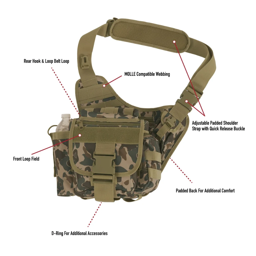 Rothco X Bear Archery Fred Bear Camo Concealed Carry Advanced Tactical Bag | RCO-613902036147 - Image 4