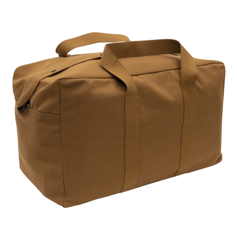 Rothco Canvas Parachute Cargo Bag (Work Brown) | RCO-613902038981