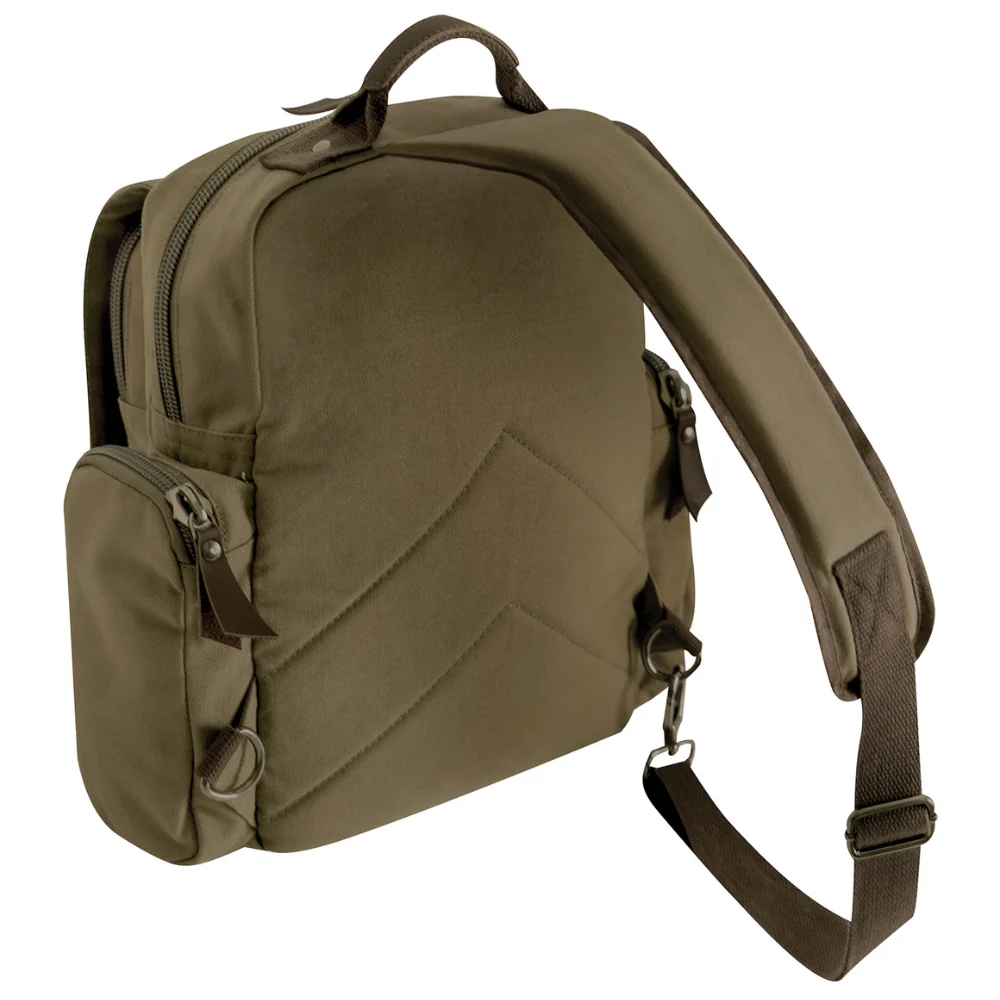 Rothco Vintage Canvas Sling Backpack - Olive Drab | RCO-613902059689 - Image 2