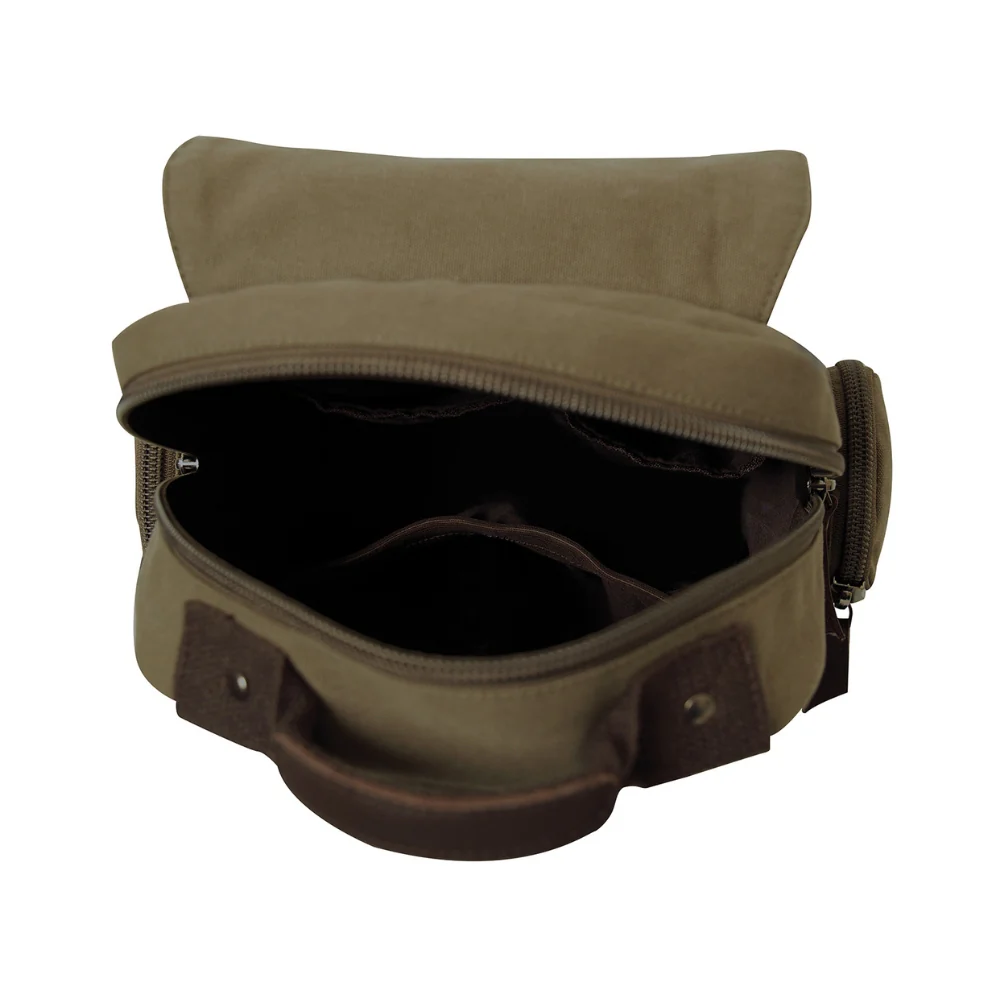 Rothco Vintage Canvas Sling Backpack - Olive Drab | RCO-613902059689 - Image 5