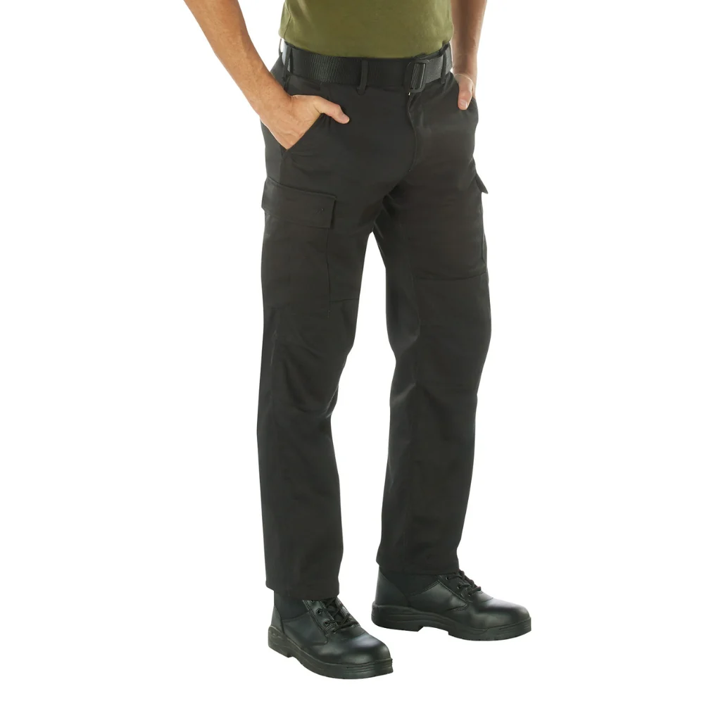 Rothco Active Flex BDU Cargo Pants (Black)