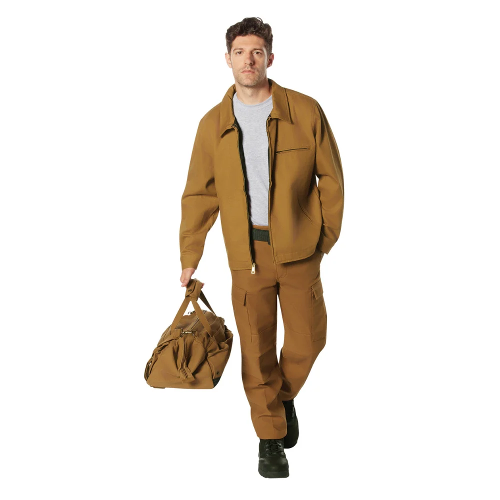 Rothco Active Flex Fleece Lined Canvas Work Pants (Work Brown) - Image 6