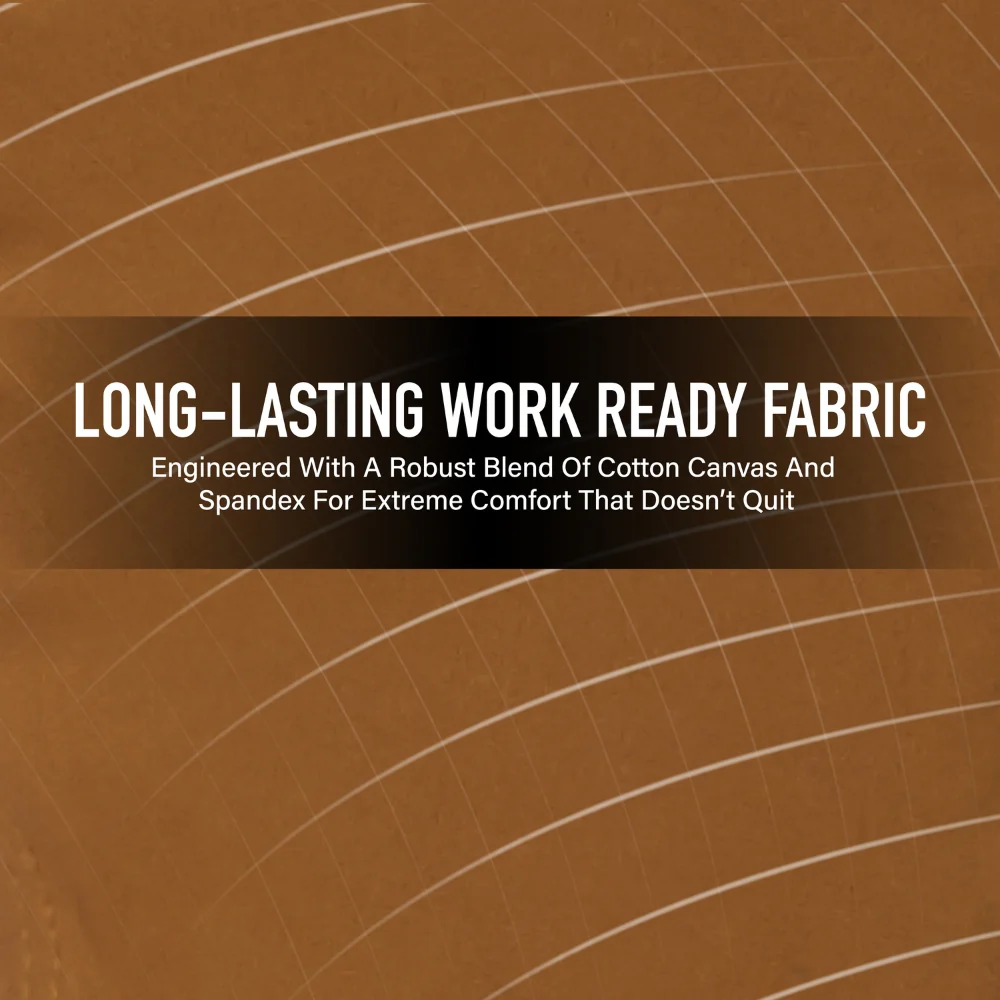 Rothco Active Flex Fleece Lined Canvas Work Pants (Work Brown) - Image 9