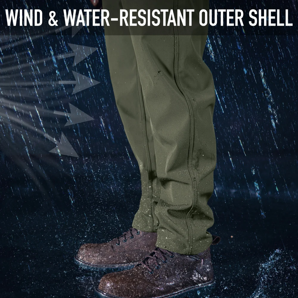 Rothco Active Flex Soft Shell Pant (Black) - Image 8