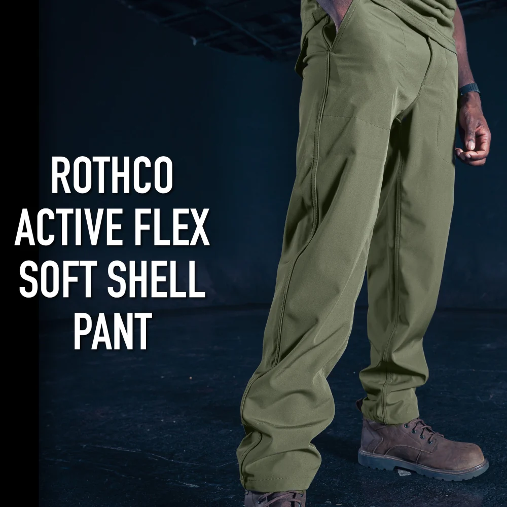 Rothco Active Flex Soft Shell Pant (Olive Drab) - Image 3