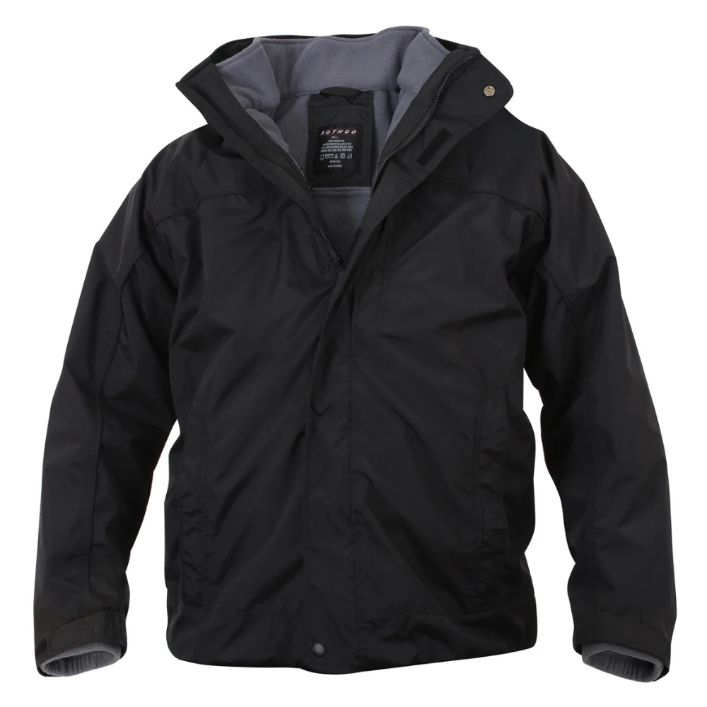 Rothco All Weather 3-In-1 Jacket (Black)