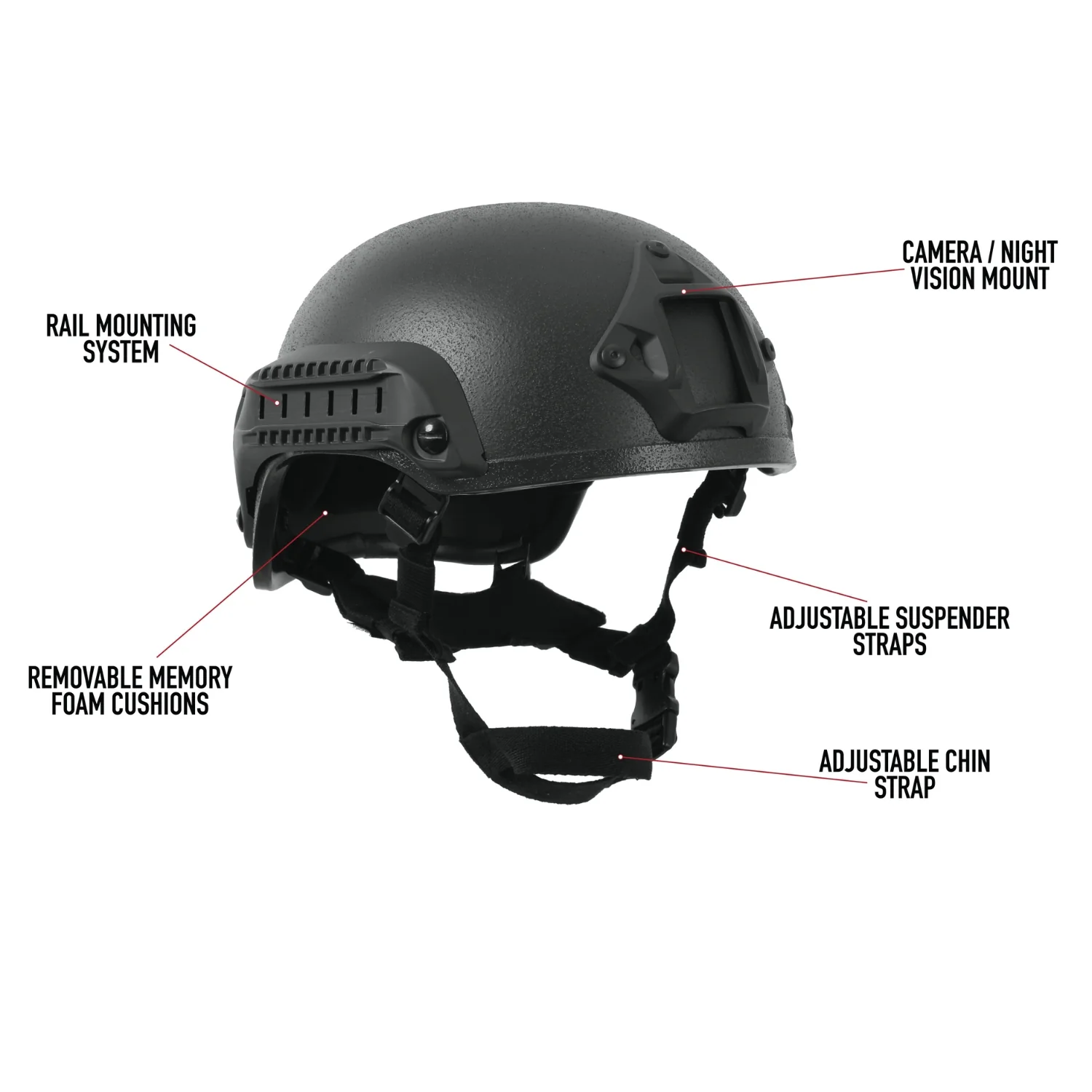 Rothco Base Jump Helmet - Image 4