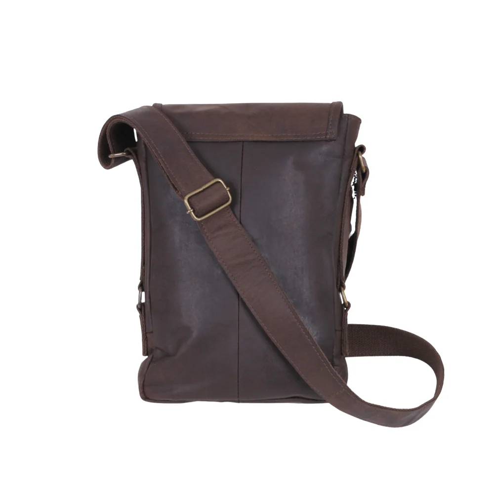 Rothco Brown Leather Military Tech Bag | RCO-613902557956 - Image 4