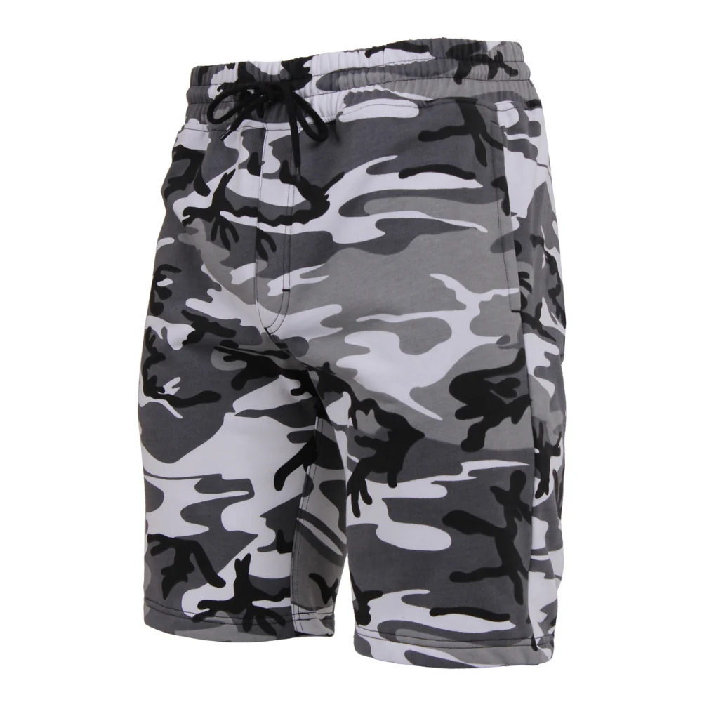 Rothco Camo And Solid Color Sweatshorts (City Camo)