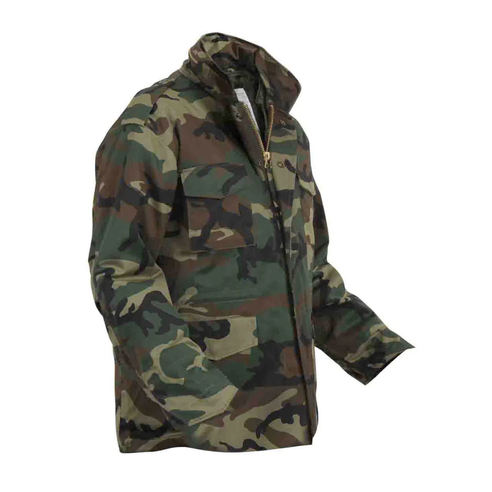 Rothco Camo M-65 Field Jacket (Woodland Camo) - Image 2