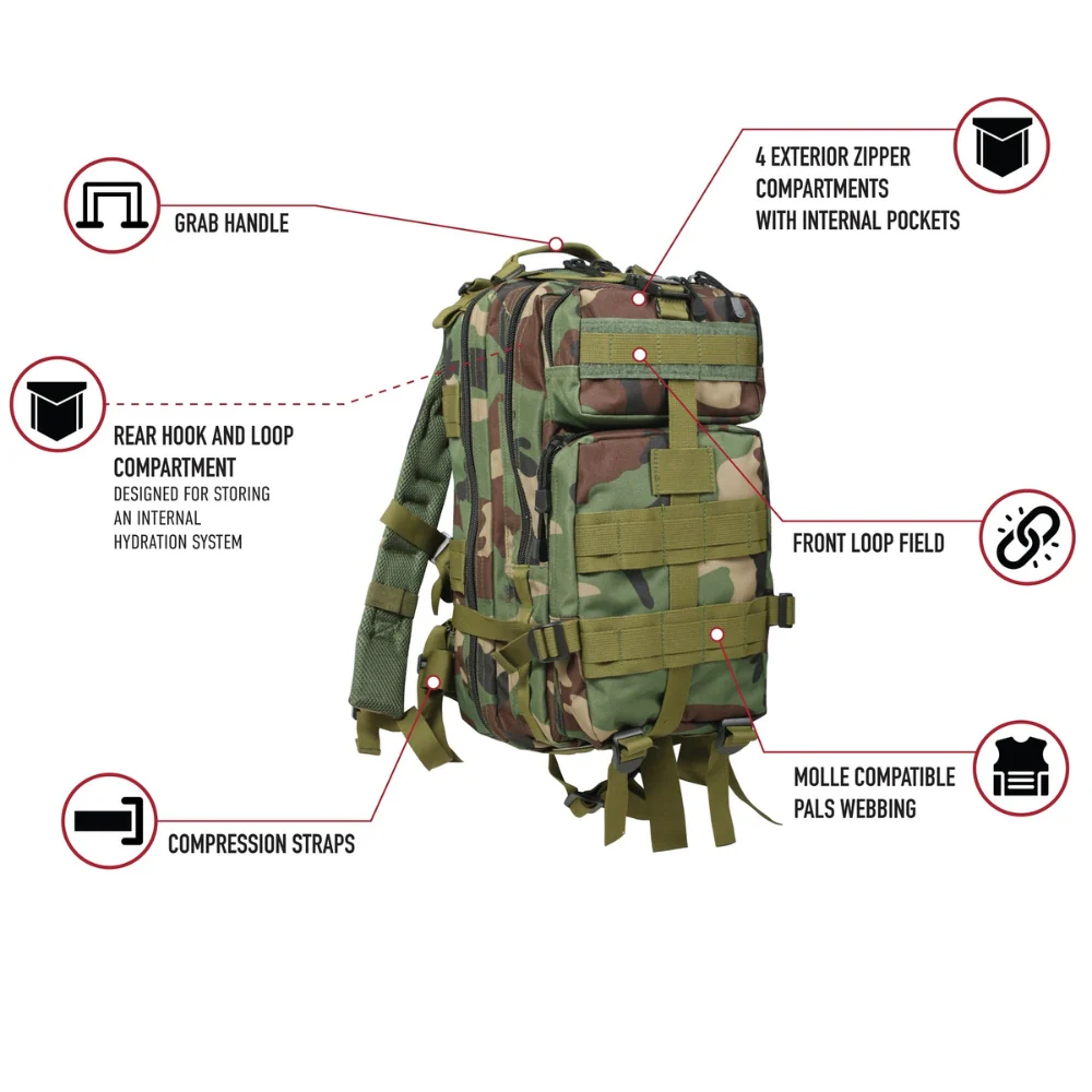 Rothco Camo Medium Transport Pack - Image 29