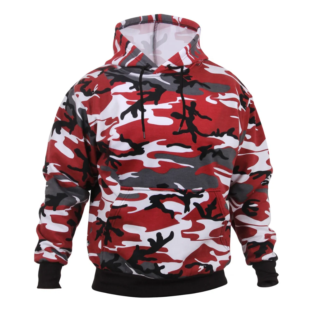 Rothco Camo Pullover Hooded Sweatshirt (Red Camo)