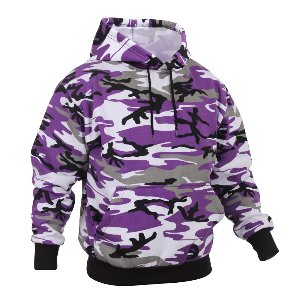 Rothco Camo Pullover Hooded Sweatshirt (Ultra Violet Camo)