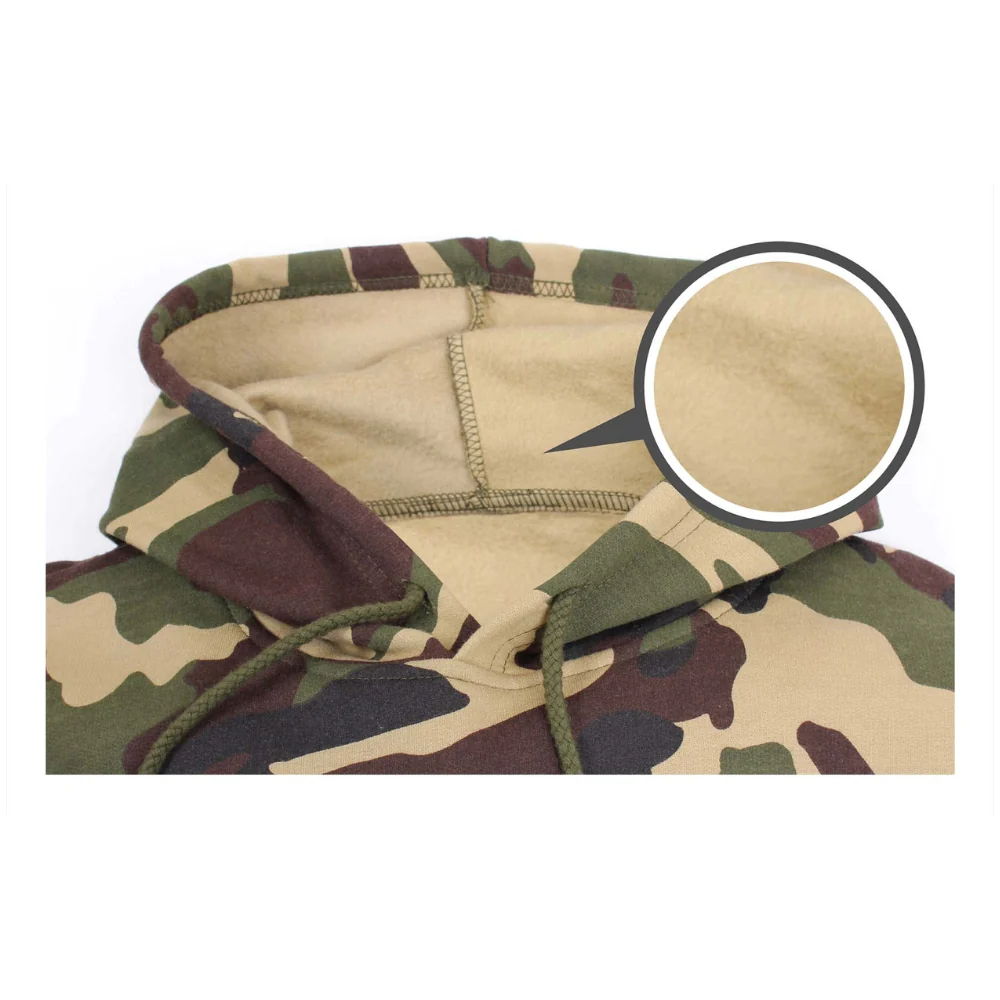 Rothco Camo Pullover Hooded Sweatshirt (Woodland Camo) - Image 4