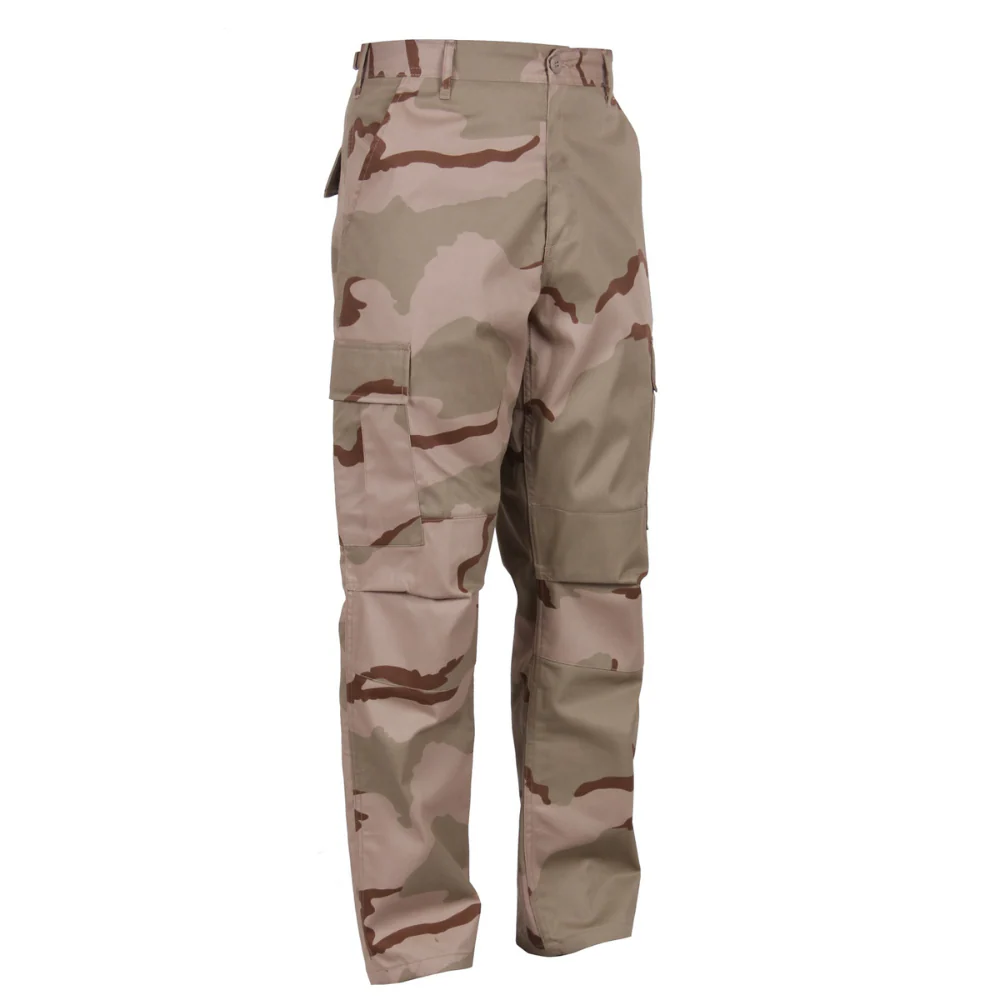 Rothco Camo Tactical BDU Pants Regular Inseam (Tri-Color Desert Camo)