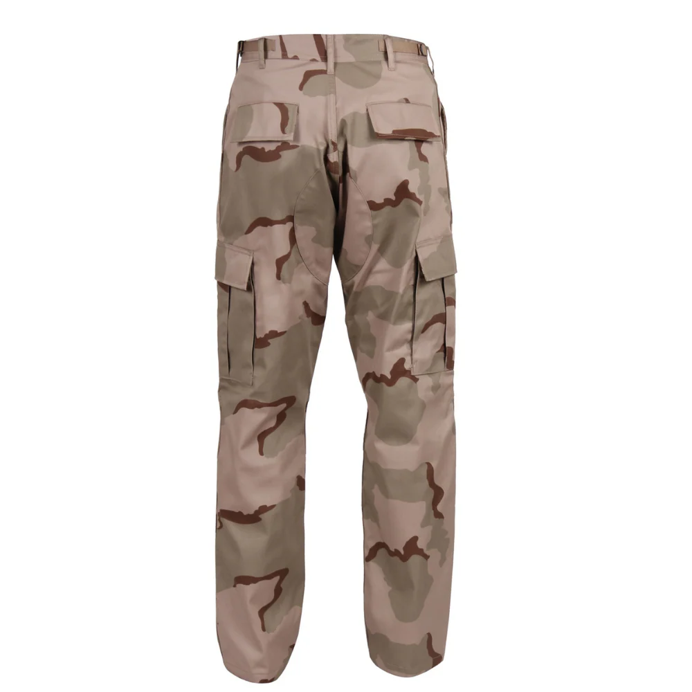 Rothco Camo Tactical BDU Pants Regular Inseam (Tri-Color Desert Camo) - Image 2