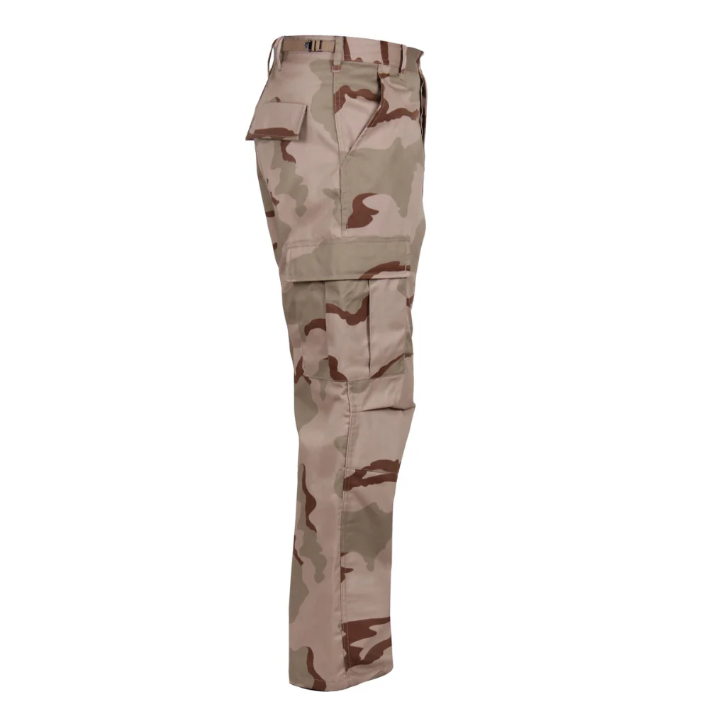 Rothco Camo Tactical BDU Pants Regular Inseam (Tri-Color Desert Camo) - Image 3