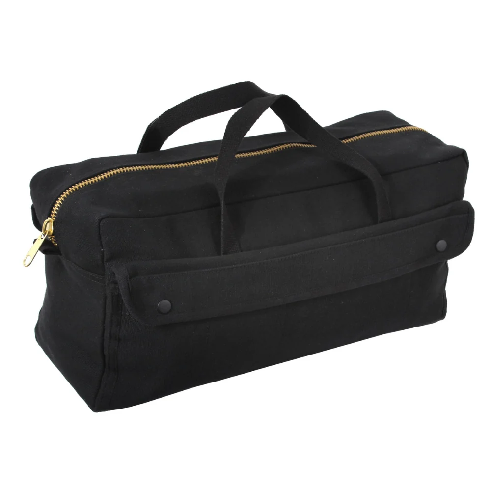 Rothco Canvas Jumbo Tool Bag With Brass Zipper - Image 5