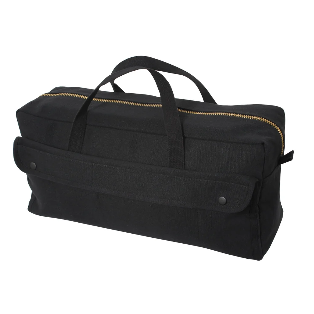 Rothco Canvas Jumbo Tool Bag With Brass Zipper - Image 6