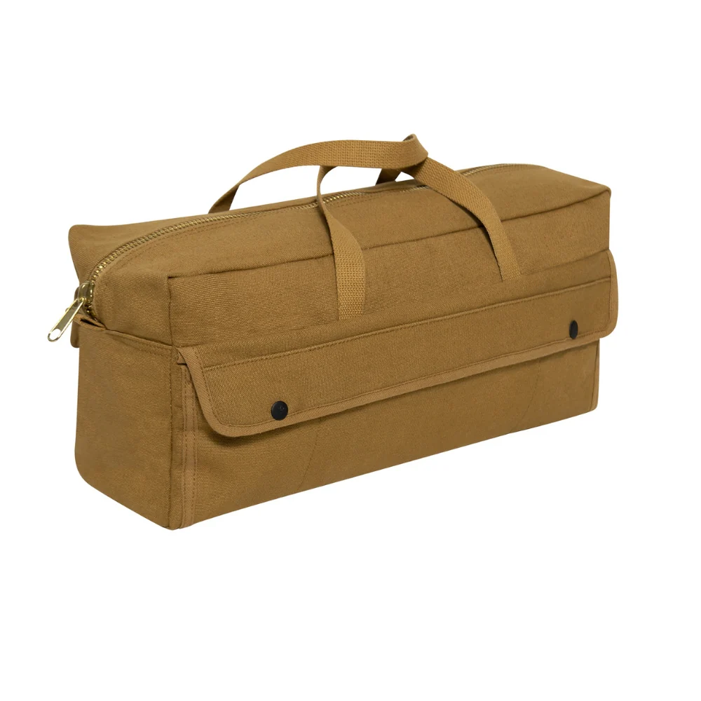 Rothco Canvas Jumbo Tool Bag With Brass Zipper - Image 8