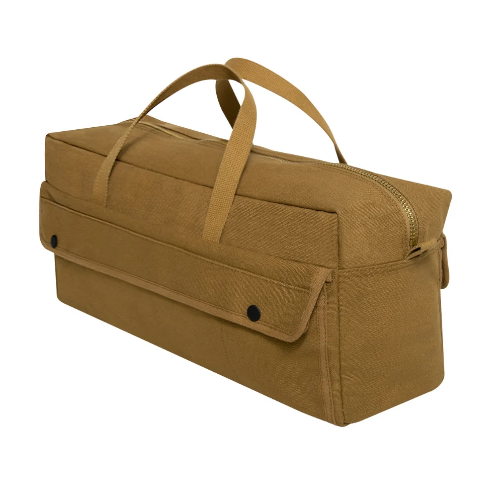 Rothco Canvas Jumbo Tool Bag With Brass Zipper - Image 9