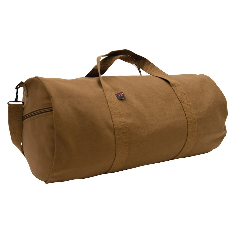 Rothco Canvas Shoulder Duffle Bag (Work Brown)
