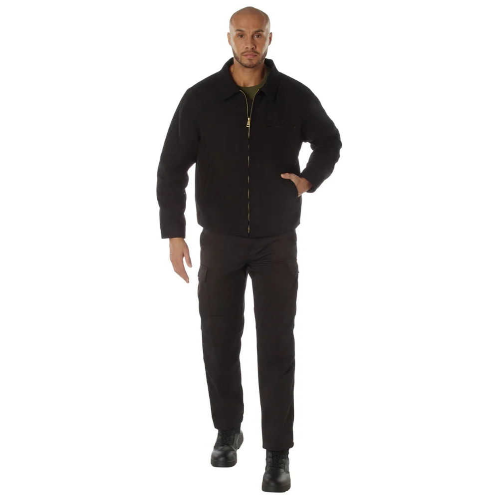 Rothco Canvas Work Jacket (Black) - Image 7