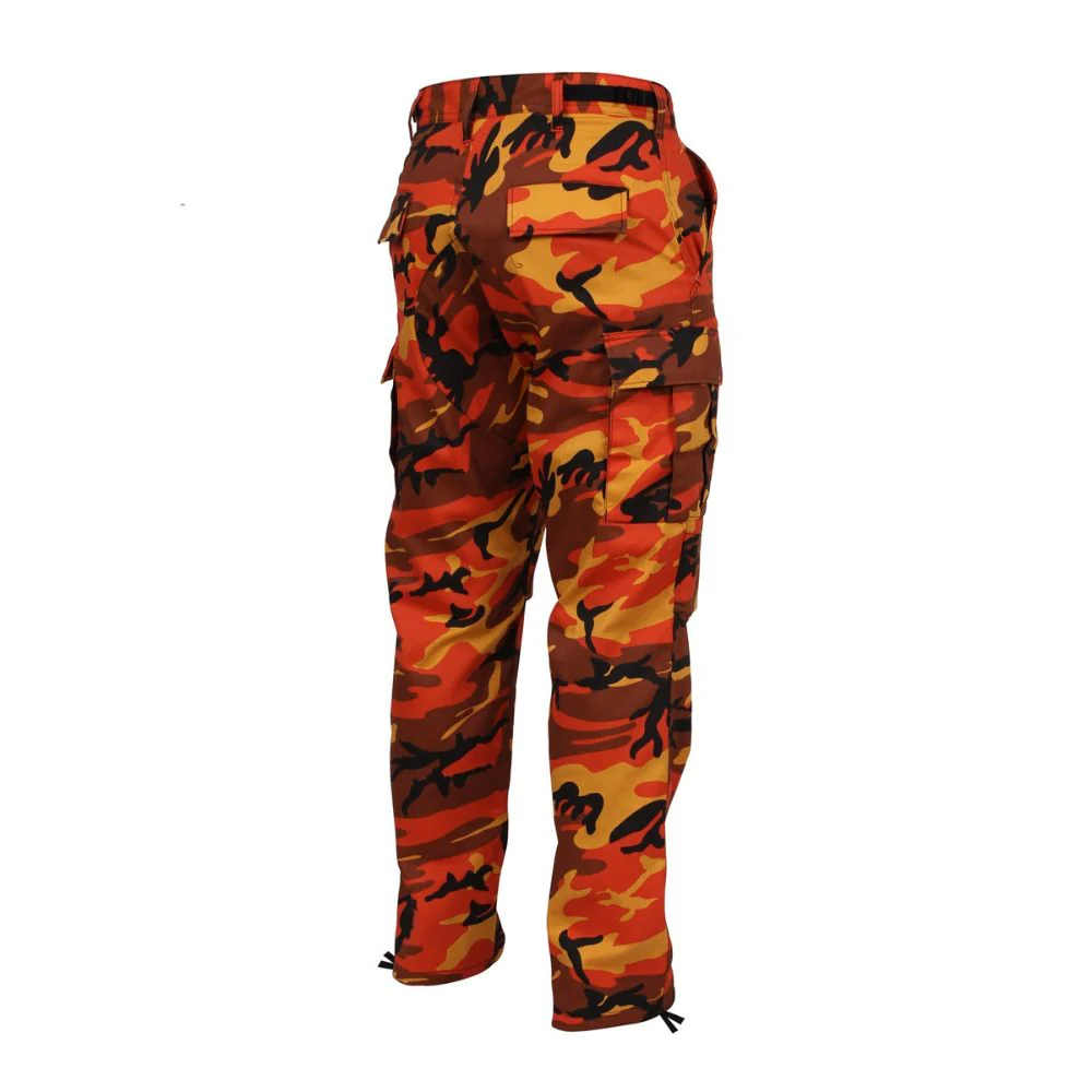 Rothco Color Camo Tactical BDU Pants (Savage Orange Camo) - Image 4