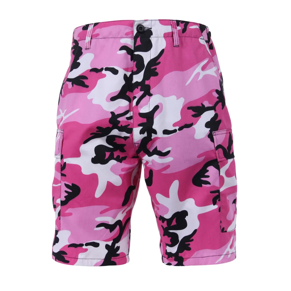 Rothco Colored Camo BDU Shorts (Pink Camo)