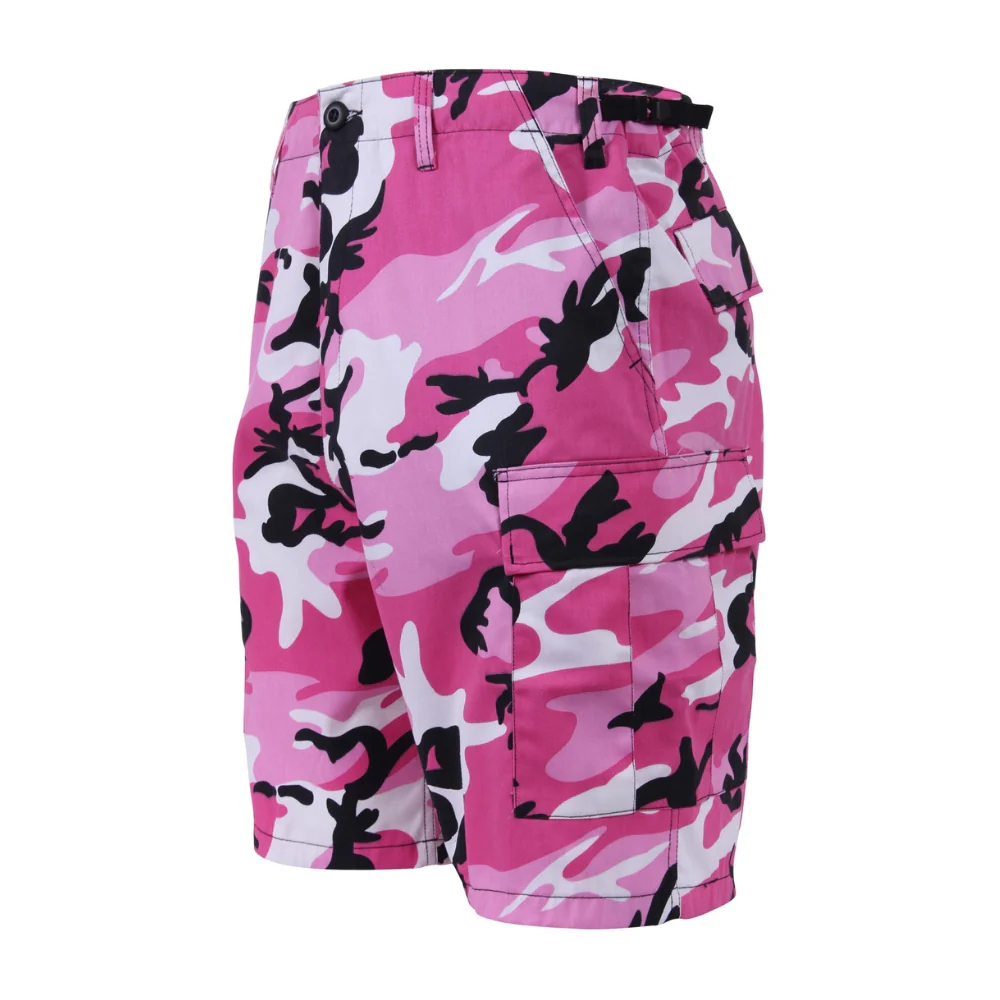 Rothco Colored Camo BDU Shorts (Pink Camo) - Image 3