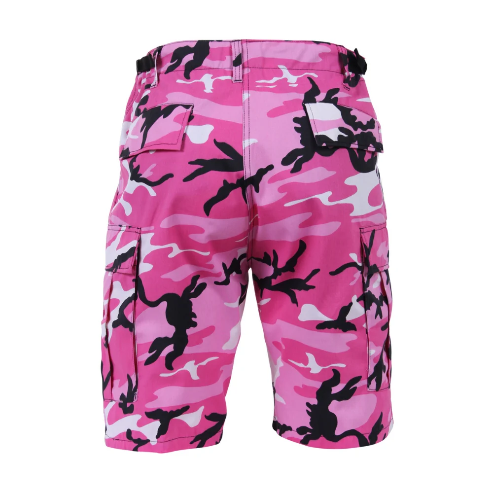Rothco Colored Camo BDU Shorts (Pink Camo) - Image 4