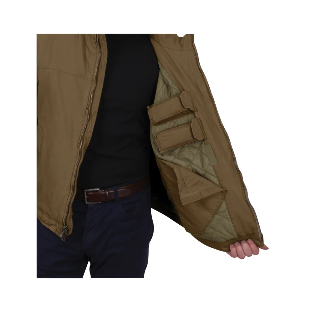 Rothco Concealed Carry 3 Season Jacket (Coyote Brown) - Image 5