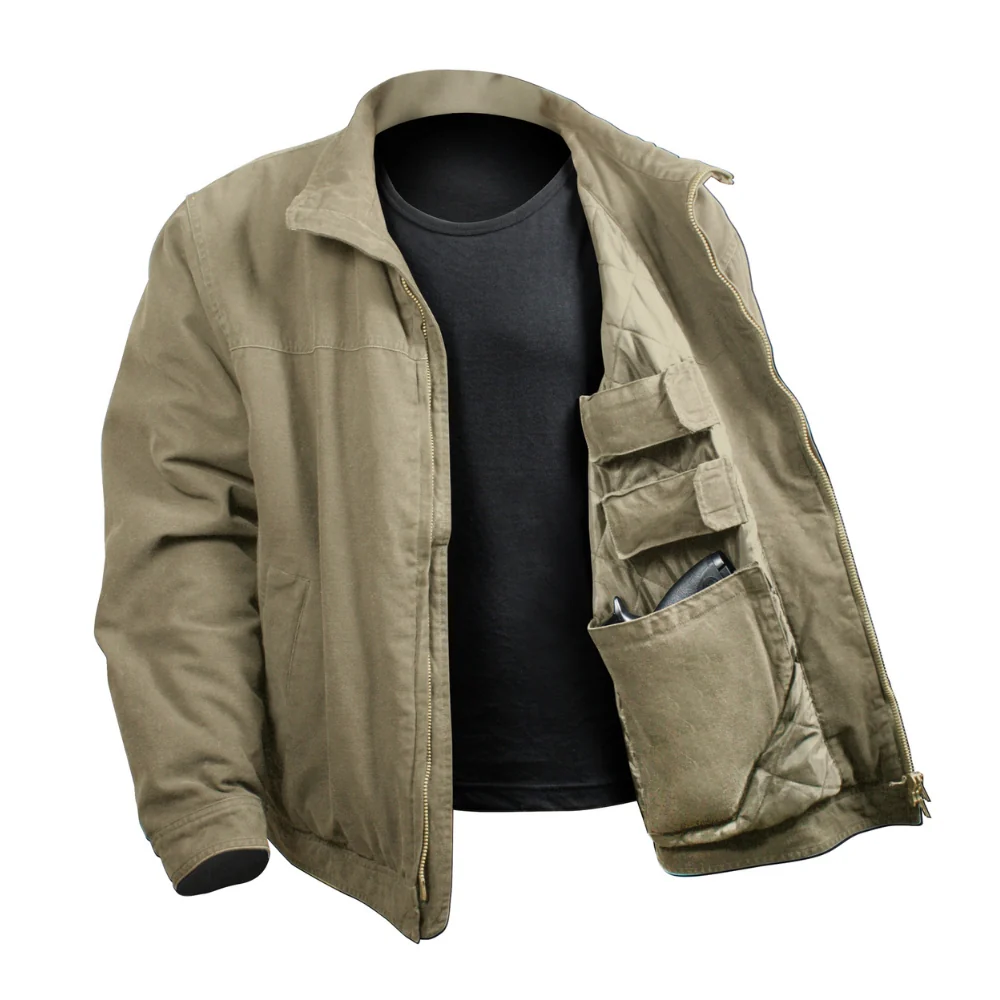 Rothco Concealed Carry 3 Season Jacket (Khaki) - Image 2