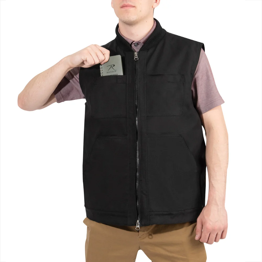 Rothco Concealed Carry Backwoods Canvas Vest - Image 2