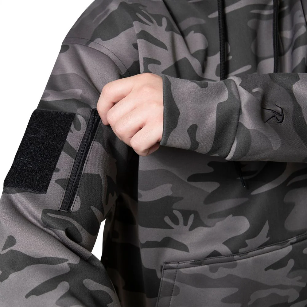 Rothco Concealed Carry Hoodie (Black Camo) - Image 8