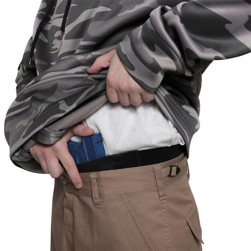 Rothco Concealed Carry Hoodie (Black Camo) - Image 9