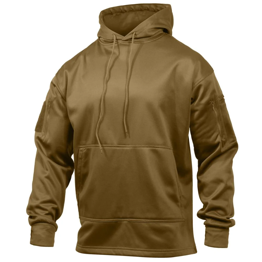 Rothco Concealed Carry Hoodie (Coyote Brown) - Image 3
