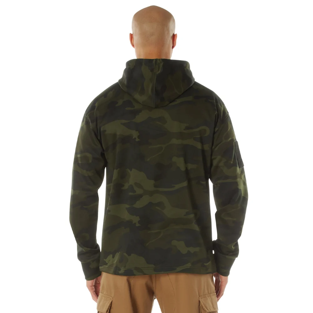 Rothco Concealed Carry Midnight Camo Hoodie (Midnight Woodland Camo) - Image 5