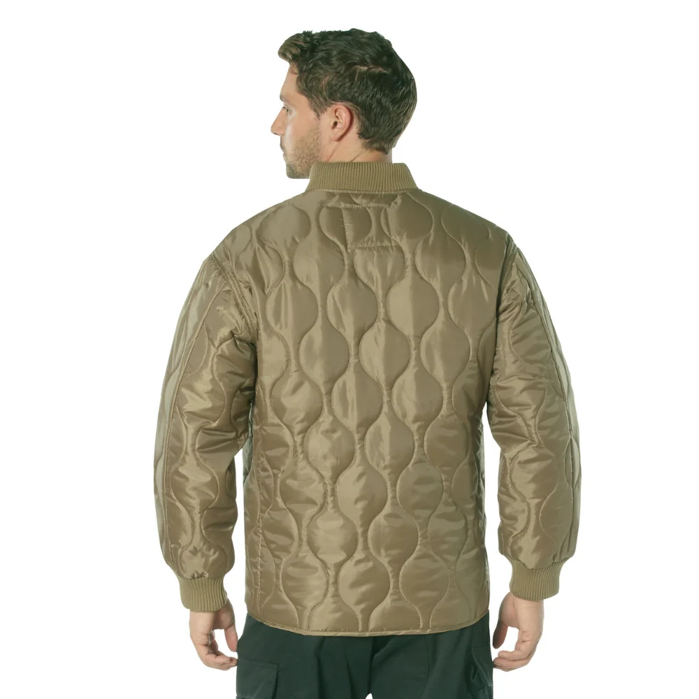 Rothco Concealed Carry Quilted Woobie Jacket (Coyote Brown) - Image 3