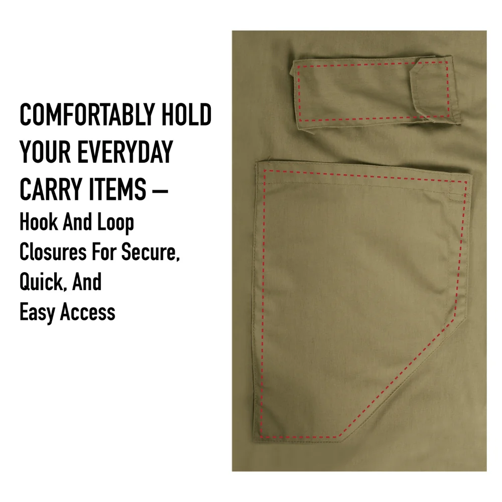 Rothco Concealed Carry Quilted Woobie Jacket (Olive Drab) - Image 5